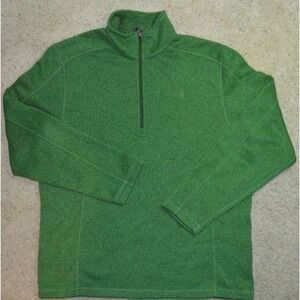 The North Face TNF A7RF Green‎ 1/4 Zip Pull Over Jacket Men's Size Large